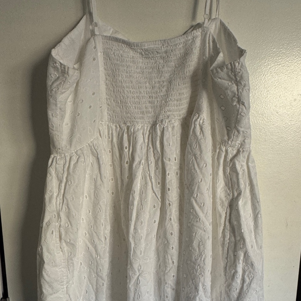 A New Day dress |eyelet sundress| white